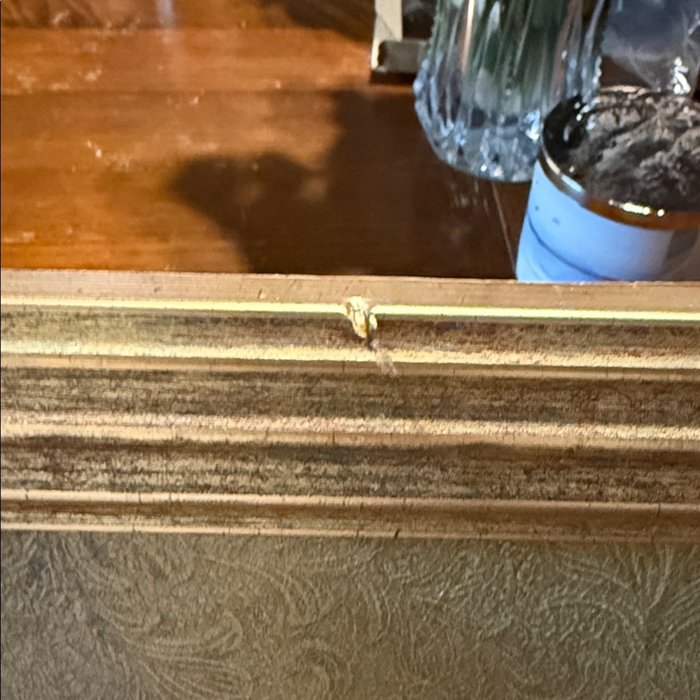 Gold and Green Framed Wall Art - Faith Family Friends - Picture 6 of 7